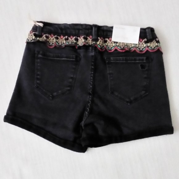 Jessica Simpson Kiss Me Rhinestone Studded Shorts - Picture 4 of 8